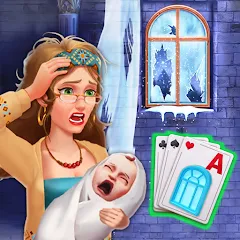 Взломанная Solitaire Tripeaks Home: Merge (Солитер Трипикс Хоум)  [МОД Бесконечные монеты] - последняя версия apk на Андроид