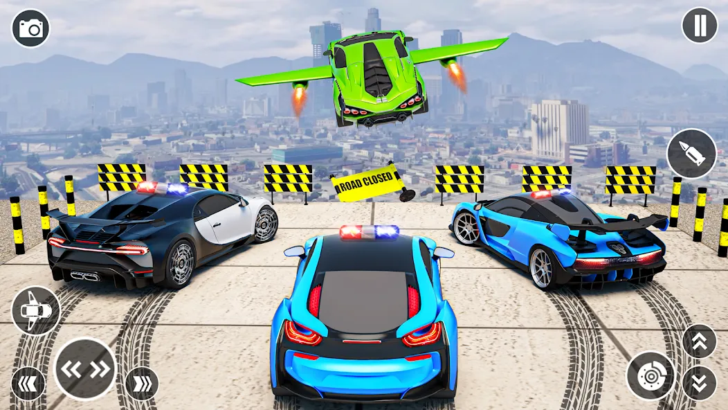 Flying Car Robot Shooting Game  [МОД Меню] Screenshot 2