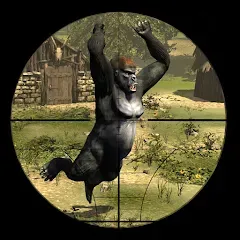 Скачать взлом Gorilla Hunter: Hunting games (Горилла Хантер)  [МОД Все открыто] - полная версия apk на Андроид