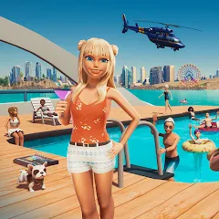 Взлом Virtual Sim Story: Home & Life (Виртуальная история симулятора)  [МОД Много монет] - стабильная версия apk на Андроид