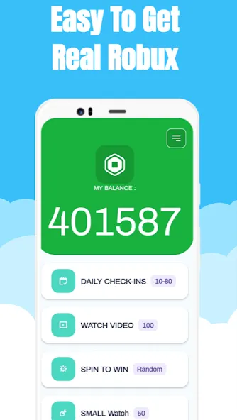 Robux Spin (Рбк Спин)  [МОД Бесконечные деньги] Screenshot 1