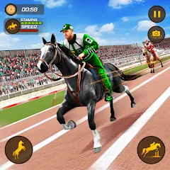 Скачать взлом Horse Racing Game: Horse Games  [МОД Много денег] - стабильная версия apk на Андроид