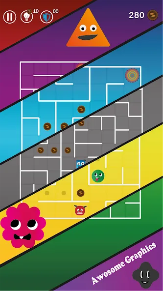 Maze Legend : A Cute Maze Game (Мейз Легенд)  [МОД Бесконечные деньги] Screenshot 2