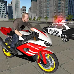 Скачать взлом Bike Driving: Police Chase  [МОД Много монет] - полная версия apk на Андроид