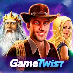 Скачать взломанную GameTwist Vegas Casino Slots (ГеймТвист)  [МОД Много монет] - полная версия apk на Андроид