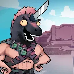 Взлом Fury Wars online shooter games (Фьюри Варс)  [МОД Mega Pack] - последняя версия apk на Андроид