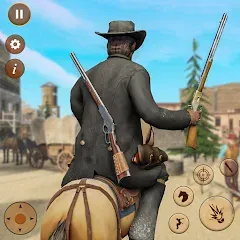 Скачать взлом West Cowboy Shooting Games 3D  [МОД Много денег] - стабильная версия apk на Андроид
