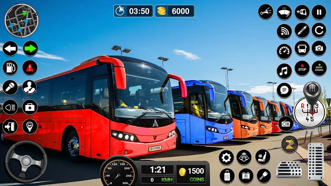 Bus Simulator Game: Coach Game  [МОД Бесконечные деньги] Screenshot 1