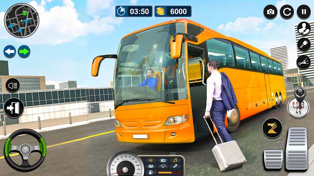 Bus Simulator Game: Coach Game  [МОД Бесконечные деньги] Screenshot 2
