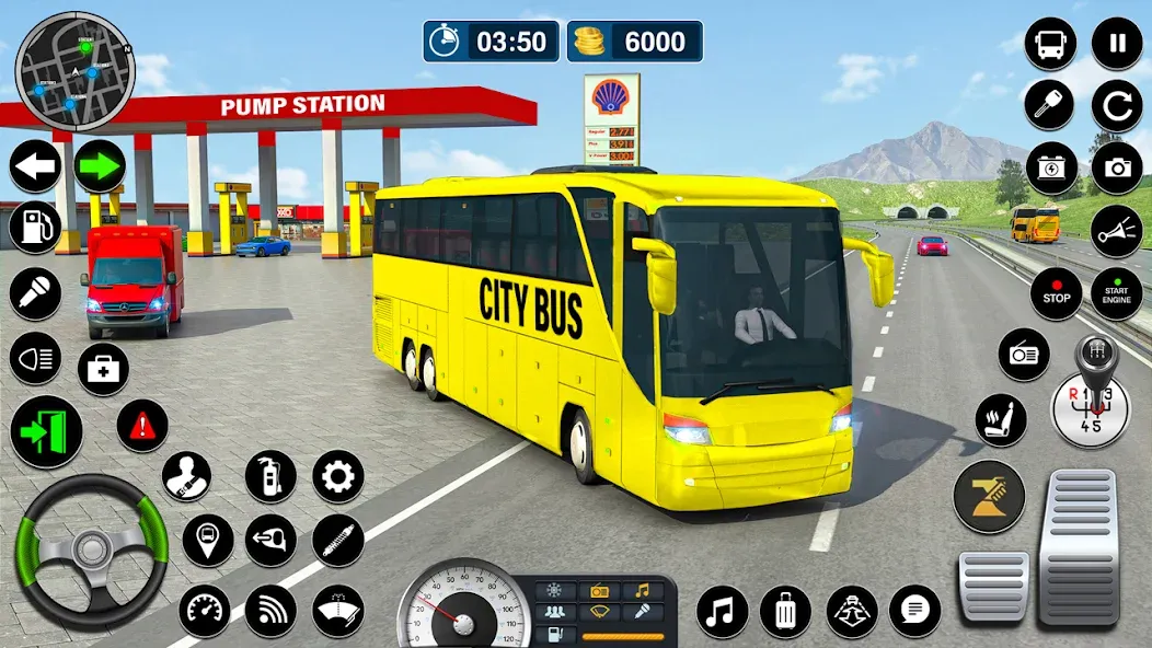 Bus Simulator Game: Coach Game  [МОД Бесконечные деньги] Screenshot 3