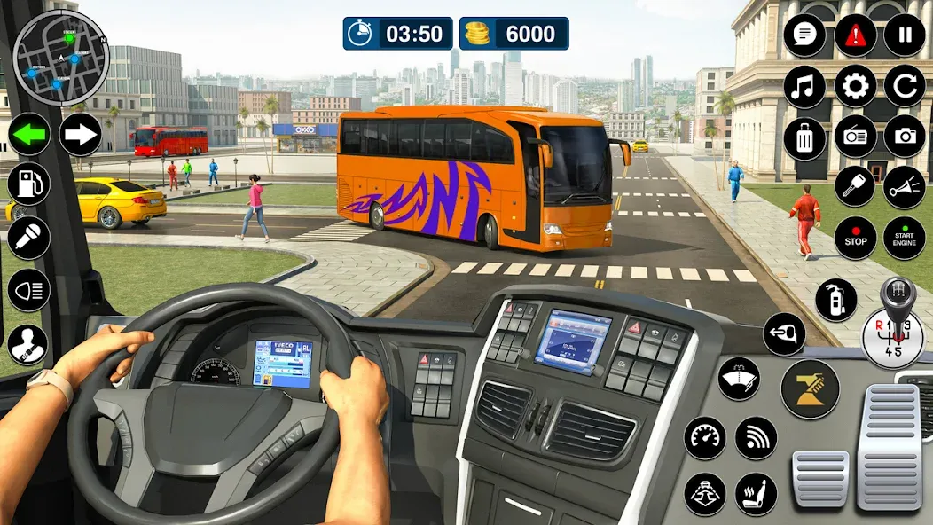 Bus Simulator Game: Coach Game  [МОД Бесконечные деньги] Screenshot 5