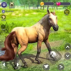 Взлом Virtual Wild Horse Family Sim (Виртуальное семейство диких лошадей)  [МОД Menu] - стабильная версия apk на Андроид