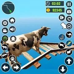 Взлом Epic Cow Ramp Rush Run Game  [МОД Много денег] - последняя версия apk на Андроид