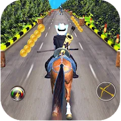 Скачать взлом Cowboy Horse Run  [МОД Бесконечные деньги] - полная версия apk на Андроид