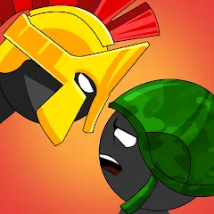 Скачать взлом Stickman History Battle (Стикмен История Битва)  [МОД Mega Pack] - стабильная версия apk на Андроид