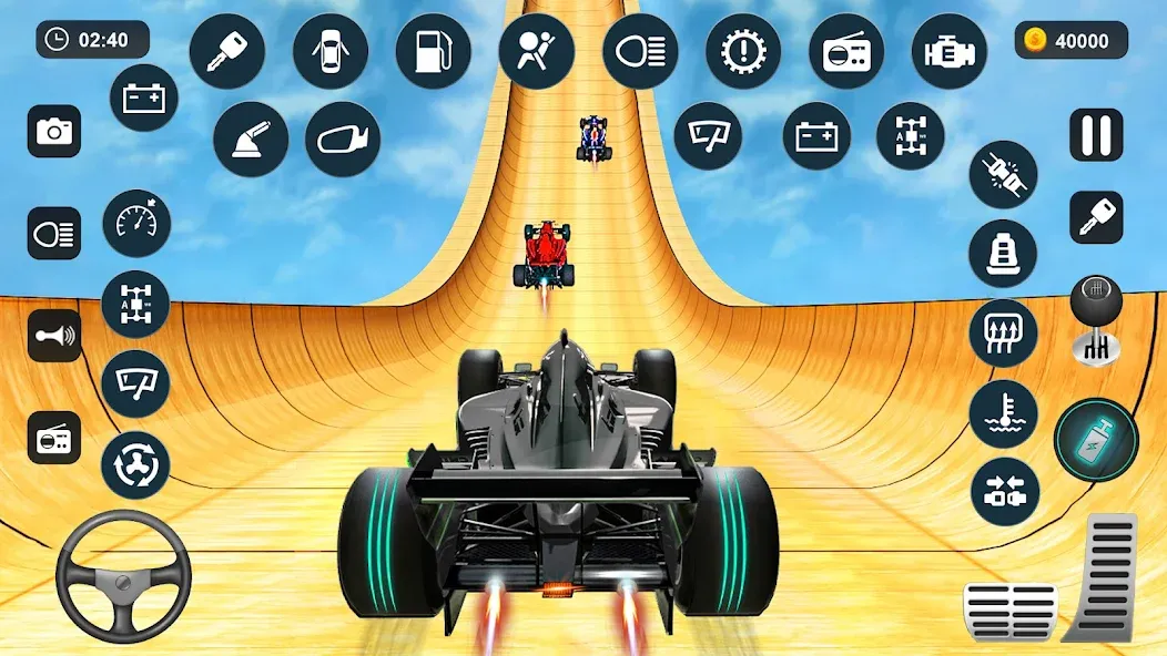 Formula Car Stunt - Car Games (Формула автомобиль трюк)  [МОД Много денег] Screenshot 2