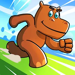 Взлом Hippo Dash (Хиппо Дэш)  [МОД Бесконечные монеты] - полная версия apk на Андроид
