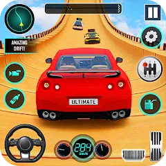 Скачать взломанную Racing Car Stunt | Stunt Race (Рейсинг Кар Стант)  [МОД Menu] - полная версия apk на Андроид