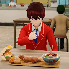 Взлом Anime Boy High School Life 3d  [МОД Меню] - стабильная версия apk на Андроид