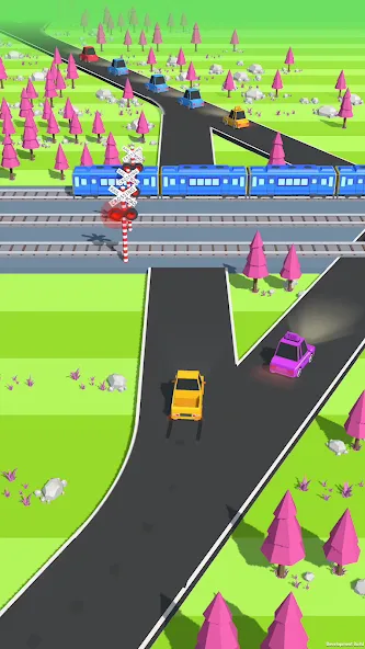 Traffic Run!: Driving Game  [МОД Mega Pack] Screenshot 1