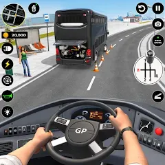 Скачать взлом Bus Simulator : 3D Bus Games (Бас Драйвинг Симулятор ПВП Игра)  [МОД Много денег] - стабильная версия apk на Андроид