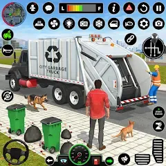 Взломанная Truck Driving Games Truck Game (Трак Драйвинг игры Трак игра)  [МОД Бесконечные монеты] - стабильная версия apk на Андроид
