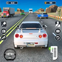 Скачать взломанную Real Highway Car Racing Games  [МОД Бесконечные деньги] - полная версия apk на Андроид