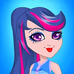 Взлом Pony College Student Dress Up (Пони Студент Колледжа Одеваются)  [МОД Много монет] - полная версия apk на Андроид