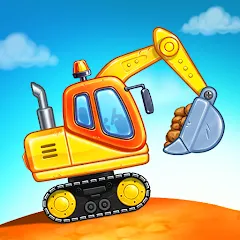 Взлом Kids truck games Build a house  [МОД Много денег] - последняя версия apk на Андроид
