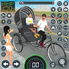 Скачать взломанную BMX Cycle Games 3D Cycle Race (игры на велосипеде 3D гонка)  [МОД Все открыто] - последняя версия apk на Андроид