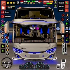 Скачать взломанную Public Coach Bus Driving Game (Паблик Коуч Бас Драйвинг Гейм)  [МОД Бесконечные монеты] - последняя версия apk на Андроид