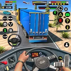 Скачать взлом Truck Driving Euro Truck Game  [МОД Много монет] - последняя версия apk на Андроид