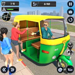Скачать взломанную Tuk Tuk Auto Driving Games 3D  [МОД Бесконечные деньги] - стабильная версия apk на Андроид