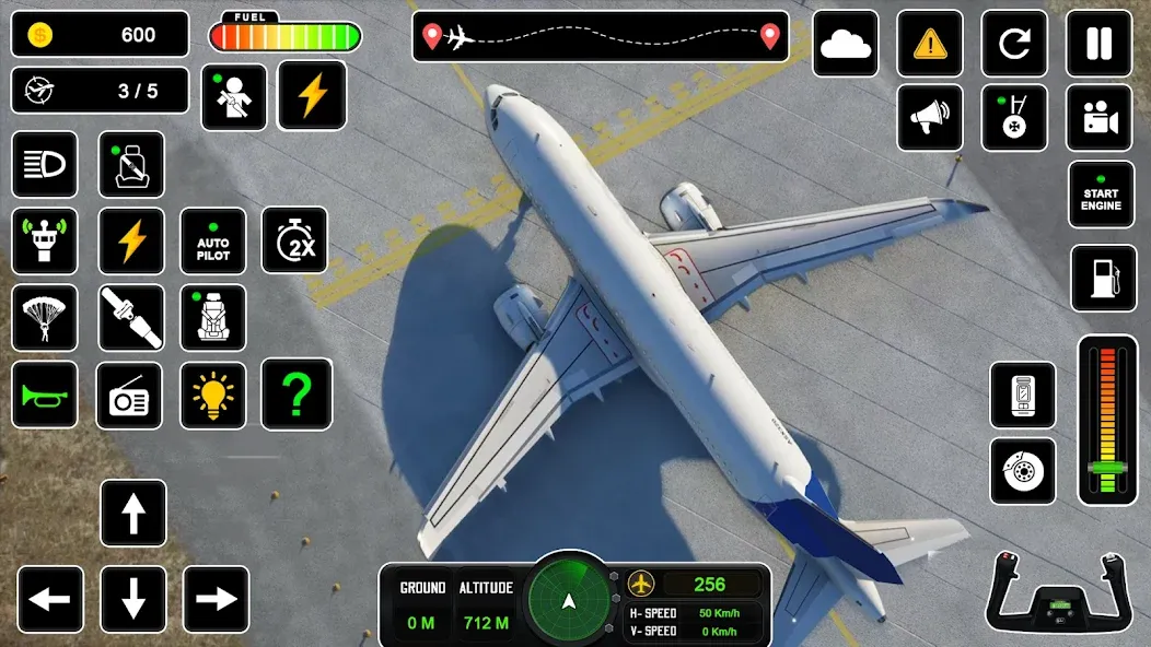 Pilot Simulator: Airplane Game  [МОД Бесконечные монеты] Screenshot 4