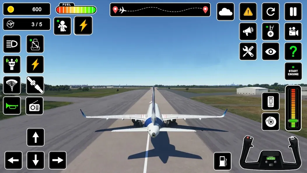 Pilot Simulator: Airplane Game  [МОД Бесконечные монеты] Screenshot 5