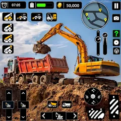 Скачать взломанную Snow Offroad Construction Game  [МОД Unlimited Money] - стабильная версия apk на Андроид