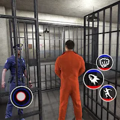 Скачать взломанную Prison Escape- Jail Break Game (Побег из тюрьмы 3D)  [МОД Бесконечные монеты] - полная версия apk на Андроид