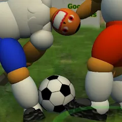 Скачать взлом Goofball Goals Soccer Game 3D (Гуфбол Голз Соккер Гейм 3Д)  [МОД Mega Pack] - стабильная версия apk на Андроид