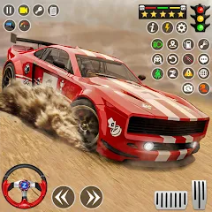 Взлом Real Rally Drift & Rally Race (Риал Ралли)  [МОД Много денег] - последняя версия apk на Андроид