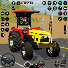 Взломанная Real Farmer Tractor Drive Game (Фармер Трактор 3Д Фермерские Игры)  [МОД Бесконечные монеты] - последняя версия apk на Андроид