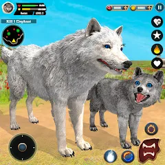 Скачать взломанную Wild Wolf Simulator Games  [МОД Много монет] - стабильная версия apk на Андроид