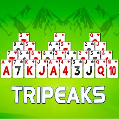 Взломанная TriPeaks Solitaire Mobile  [МОД Бесконечные монеты] - последняя версия apk на Андроид