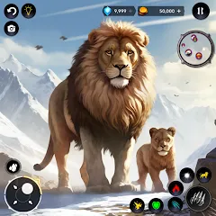 Скачать взлом Lion Simulator Wild Lion Games  [МОД Много денег] - последняя версия apk на Андроид
