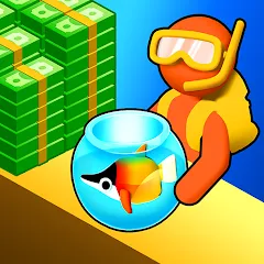Скачать взломанную Aquarium Land - Fishbowl World (Аквариум Лэнд)  [МОД Все открыто] - последняя версия apk на Андроид