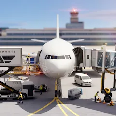 Скачать взломанную World of Airports (Ворлд оф Эйрпортс)  [МОД Menu] - последняя версия apk на Андроид