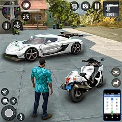 Скачать взломанную Grand Vegas Simulator  [МОД Mega Pack] - полная версия apk на Андроид