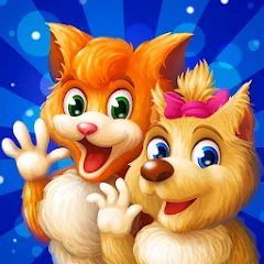Взломанная Cat & Dog Story Adventure Game  [МОД Меню] - последняя версия apk на Андроид