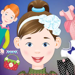 Скачать взломанную Dress Up game for girls  [МОД Mega Pack] - последняя версия apk на Андроид