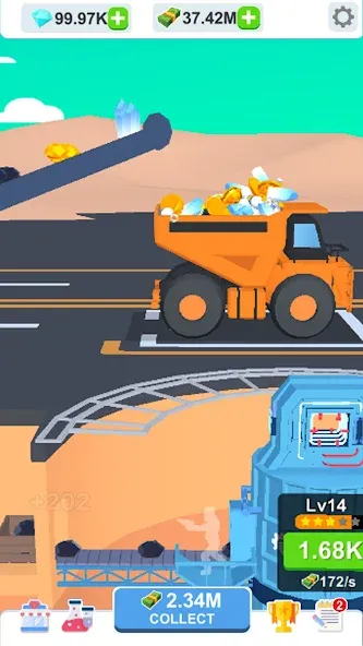 Idle Dig Factory  [МОД Все открыто] Screenshot 4