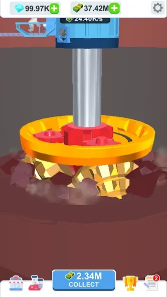 Idle Dig Factory  [МОД Все открыто] Screenshot 5